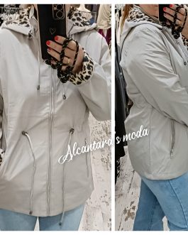 Parka mujer reversible